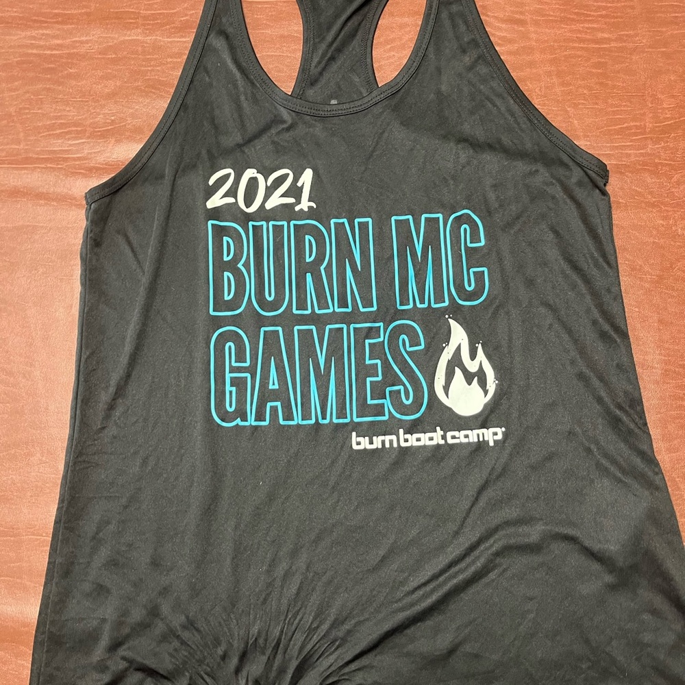 Burn Bootcamp Athlete Games tank. Size Medium.